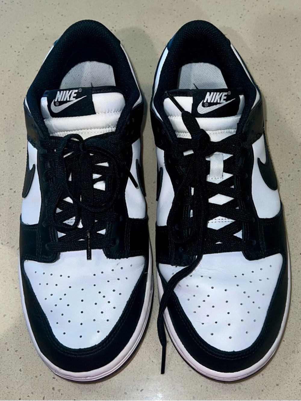 Nike Women's Dunk Low - Black and White Size 9.5 - Picture 11 of 11